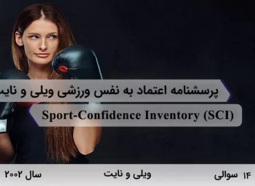 پرسشنامه اعتماد به نفس ورزشی ویلی و نایت (2002) با 14 سوال، 3 خرده مقیاس، نام Sport-Confidence Inventory و مخفف SCI طراحی شده است.