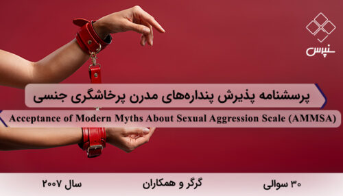 پرسشنامه پذیرش پنداره‌های مدرن پرخاشگری جنسی در سال 2007 با 30 سوال و 7 خرده‌مقیاس و مخفف AMMSA طراحی شد.